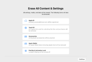 macbook kasari reset garne